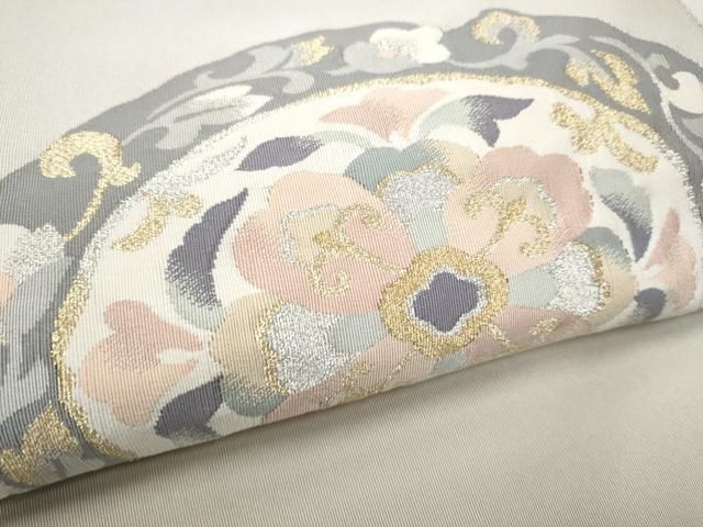 唐花丸紋 金銀糸