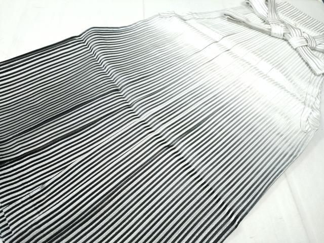 平和屋着物 男性 行灯袴 舞台衣装 縞 銀糸 yc