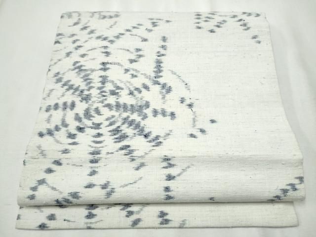 平和屋着物 つけ帯 紬地 幾何学文 正絹 hy