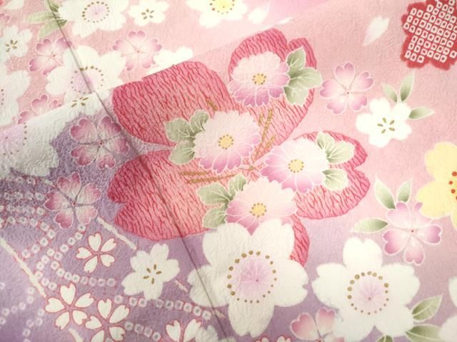 舞桜文 暈し染め