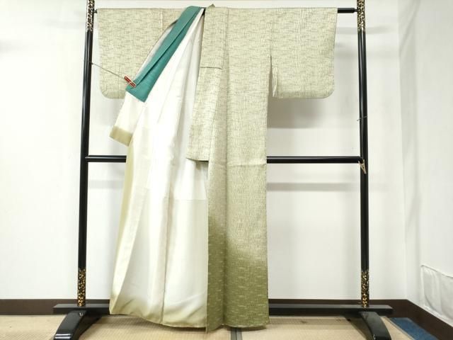 平和屋着物●豪華色留袖 杢目絞り 暈し染め 正絹 yc