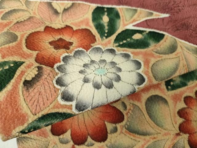  平和屋着物●伝統工芸士 水野保 保辻が花染 九寸名古屋帯 絞り 鬼しぼ縮緬 正絹 ps 名古屋帯 帯