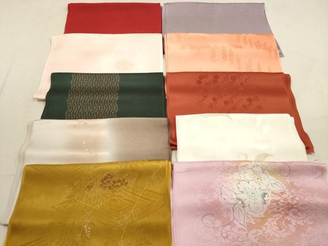 平和屋着物☆和装小物 帯揚げ10枚セット 正絹 逸品 DAAX2519xg 平和屋着物