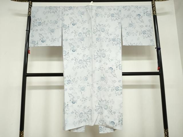 平和屋着物 長襦袢 袷 手描き 更紗花唐草文 正絹 ud