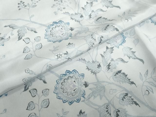平和屋着物○長襦袢 袷 手描き 更紗花唐草文 正絹 逸品 DAAZ7480ud