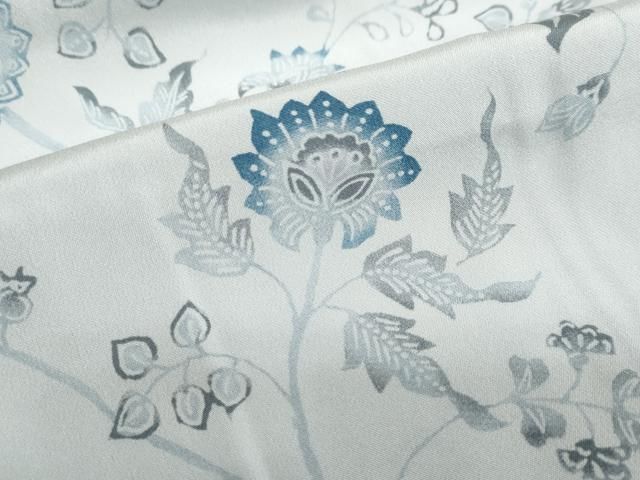 平和屋着物○男性 長襦袢 袷 唐草文 正絹 逸品 DAAZ7064ud