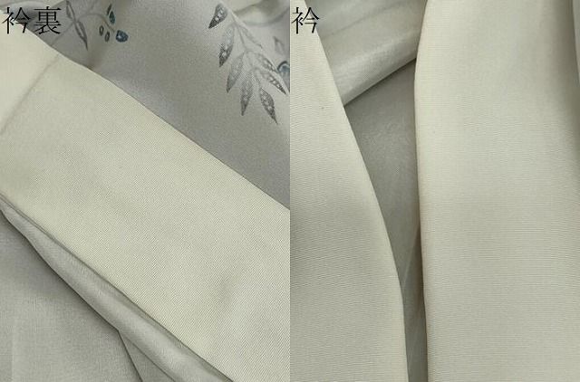 平和屋着物●長襦袢　袷　手描き　更紗花唐草文　正絹　逸品　DAAZ7480ud 平和屋着物○長襦袢 袷 手描き 更紗花唐草文 正絹 逸品 DAAZ7480ud