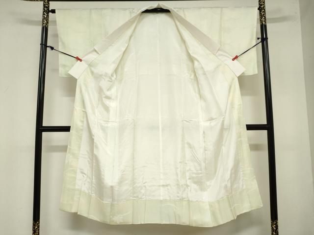 平和屋着物○長襦袢 袷 舞葉芝文 暈し染め 正絹 逸品 DAAZ7481ud