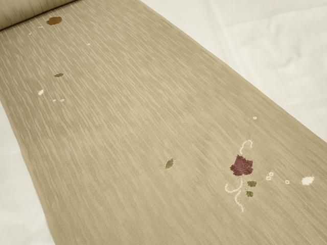  平和屋着物 名門 藤娘きぬたや 絞り 小紋 反物 着尺 舞葉唐草文 上代38万 zzz 小紋 着物反物