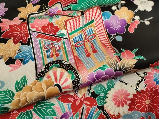 松竹梅御所車花文