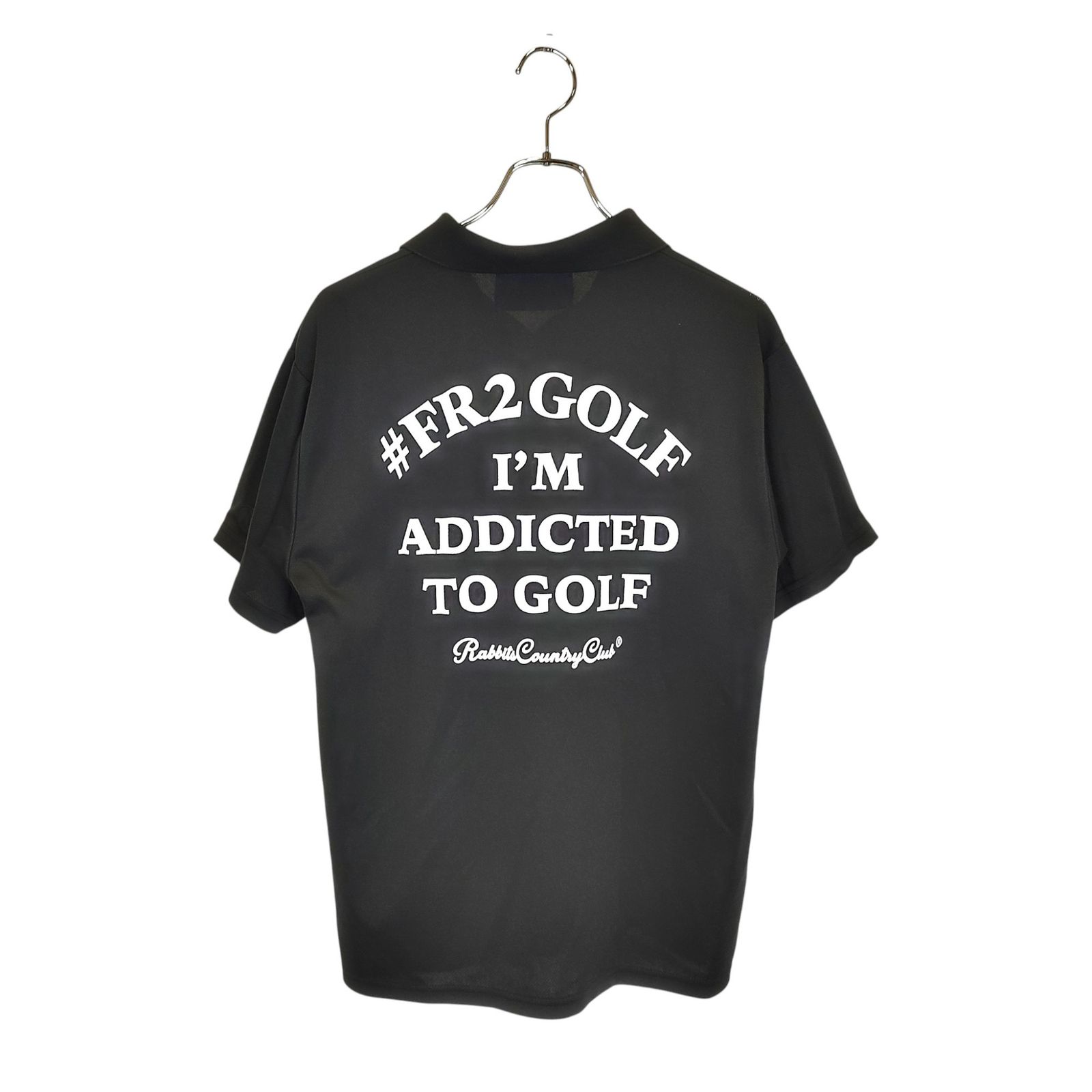 FR2 エフアールツー GOLF Rabbits country Club 半袖 ポロシャツ M
