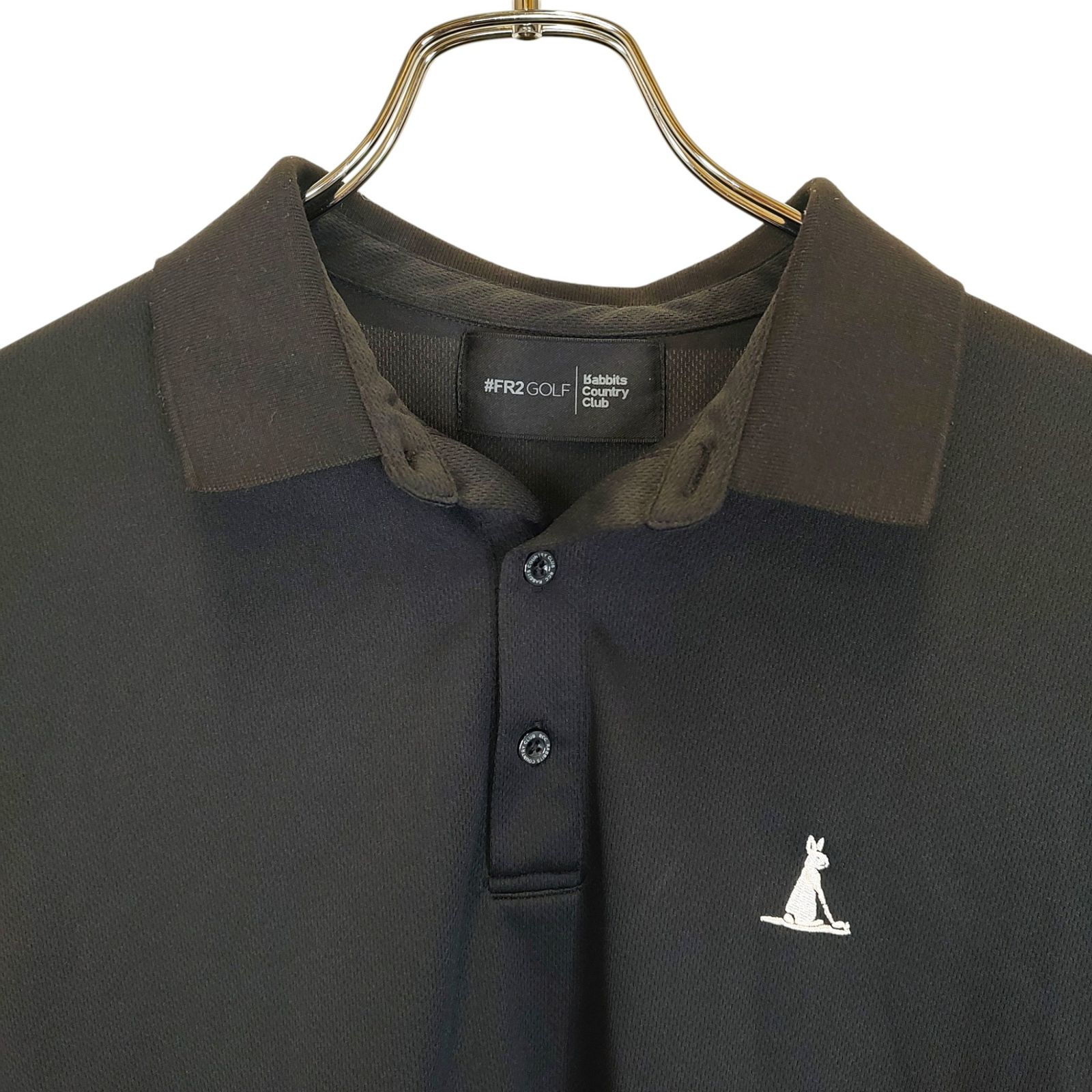 FR2 エフアールツー GOLF Rabbits country Club 半袖 ポロシャツ M