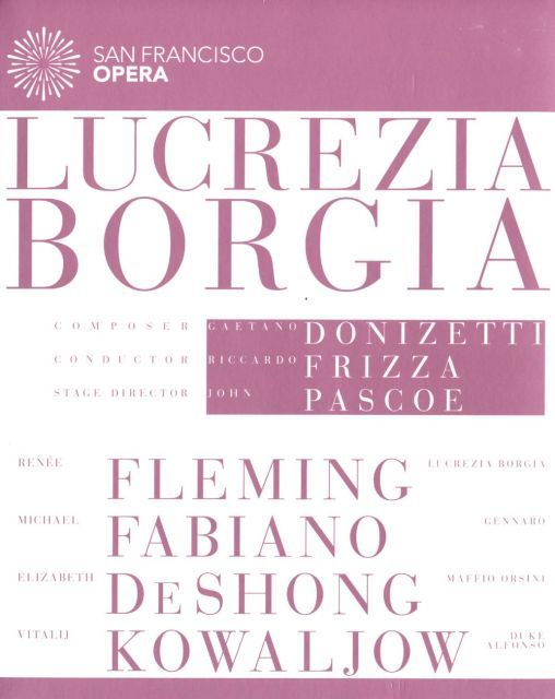 【中古】「非常に良い」Baroque Opera Classics/ [Blu-ray] 非常に良い】Lucrezia Borgia (San Francisco Opera) [Blu-ray] 【公式