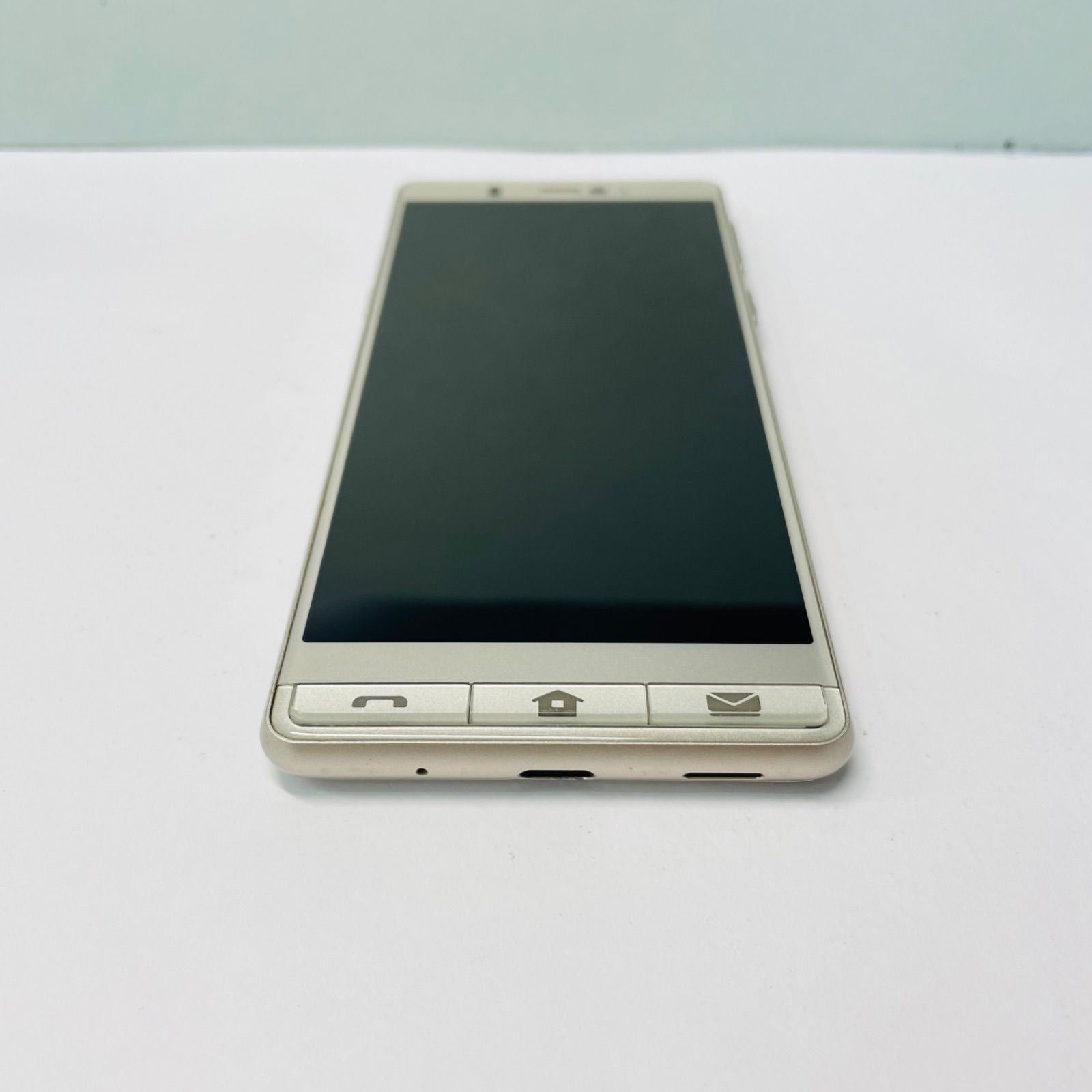 SIMロック解除済】Softbank シンプルスマホ5 A001SH ワインレッド|中古 