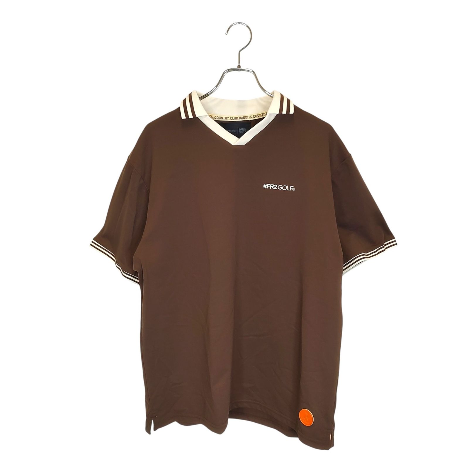 FR2 エフアールツー GOLF Rabbits country Club 半袖 ポロシャツ XL