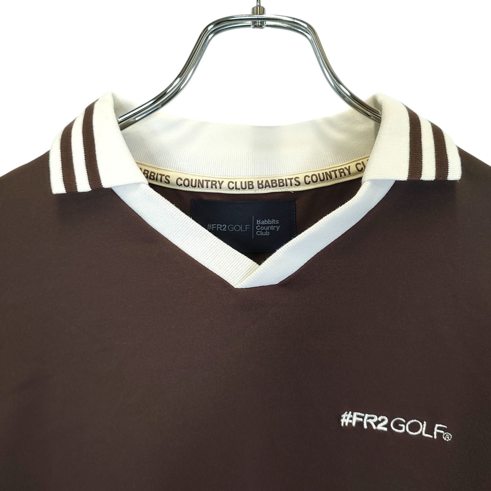 FR2 エフアールツー GOLF Rabbits country Club 半袖 ポロシャツ XL