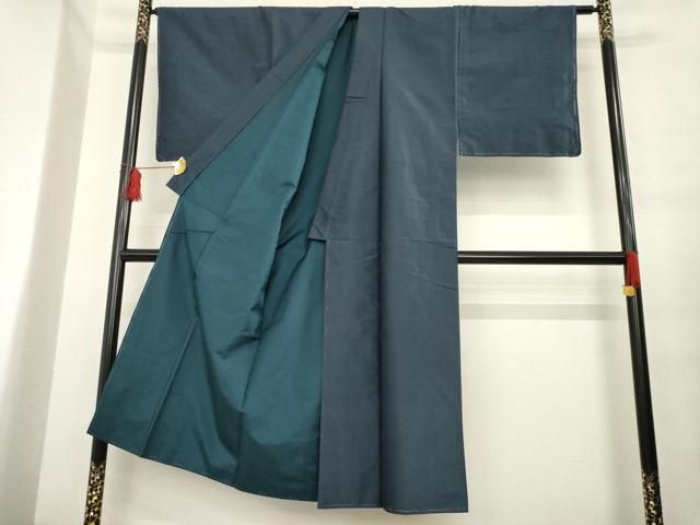 平和屋着物 男性 本場大島紬 アンサンブル 長襦袢 袷 セット 亀甲絣 正絹 ck