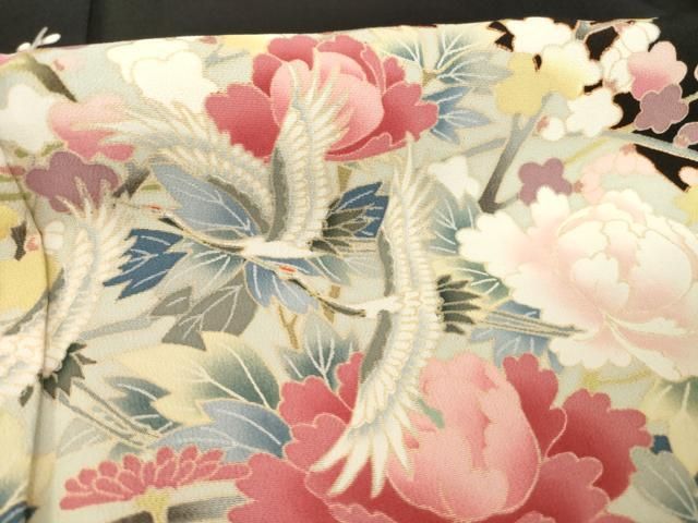 作家物 飛鶴花文