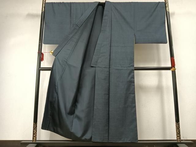 平和屋着物○男性 本場大島紬 アンサンブル 長襦袢(袷)セット 100亀甲