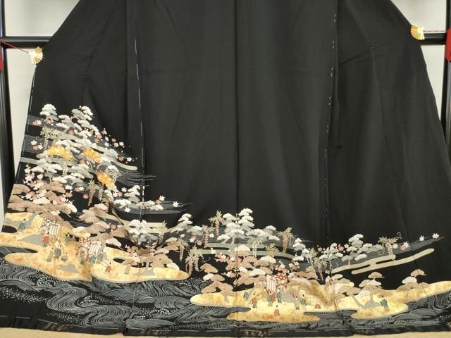 平和屋着物 豪華黒留袖