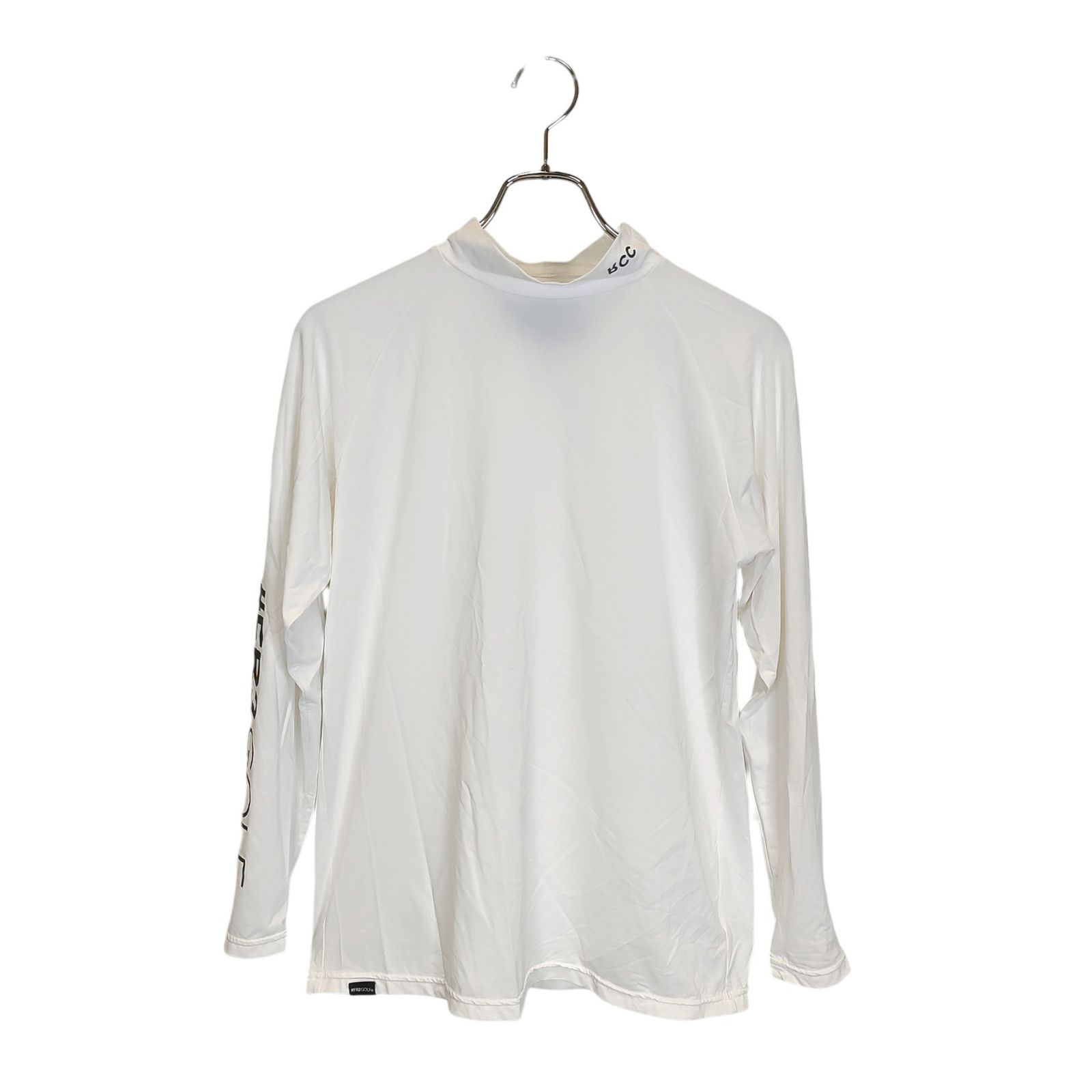 fr2 GOLF エフアールツーゴルフ　モックネック　シャツ　メンズ　L 白 FR2 エフアールツー GOLF Rabbits country Club モックネック 長袖 T