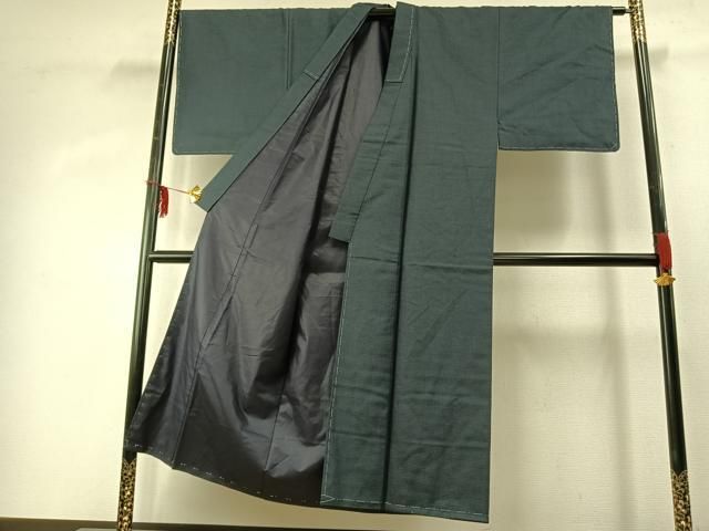 平和屋着物 男性 紬 アンサンブル 亀甲絣 正絹 fy