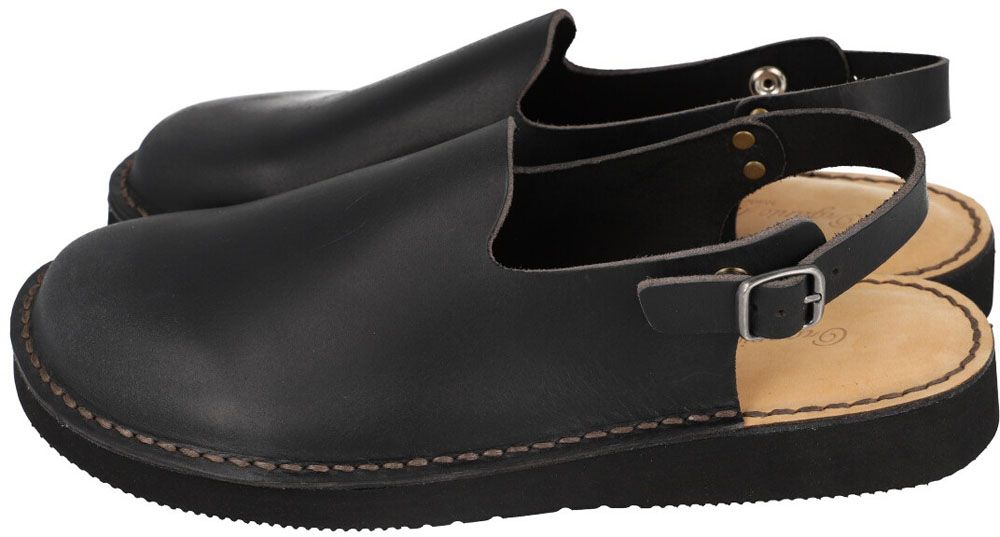 オーガニックハンドルーム Organic Handloom サンダル MEISSEN ブラック 発砲ラバーソール 低反発インソール レザー 靴 オールシーズン  OH007009 9 オーガニックハンドルーム Organic Handloom サンダル MEISSEN