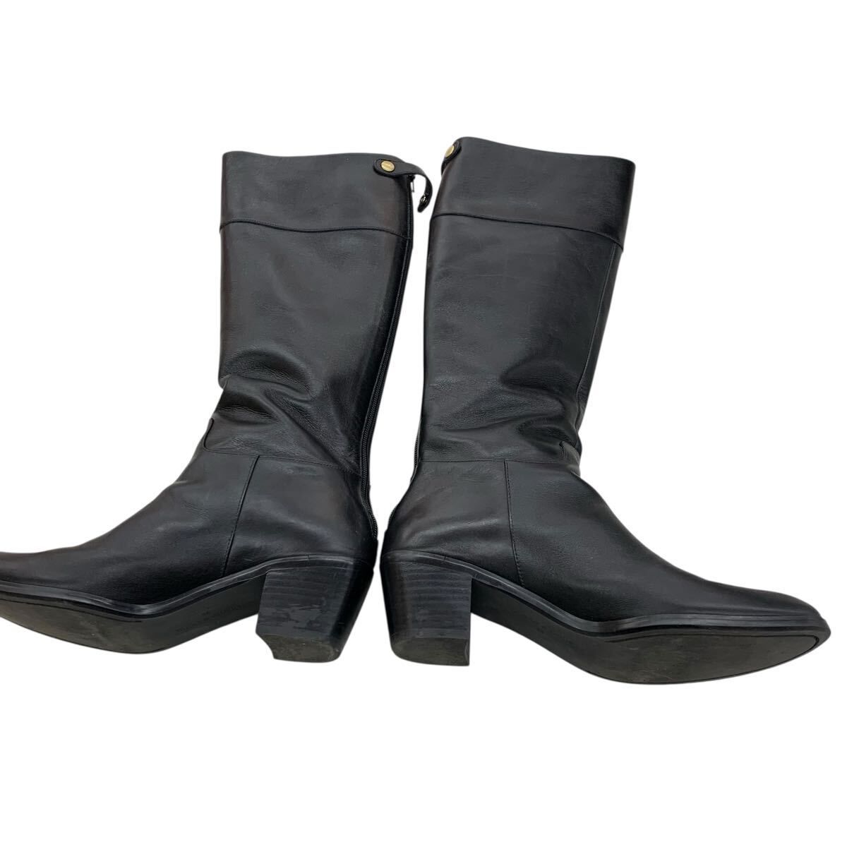 【値下げ】新品未使用ODETTE E ODILE ロングブーツブラック　24.5 MARW UNITED ARROWS＋ODETTE E ODILE＞ポインテッド ロング ブーツ