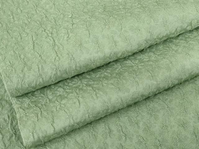 平和屋着物 上質な色無地 薄青色 正絹 cs