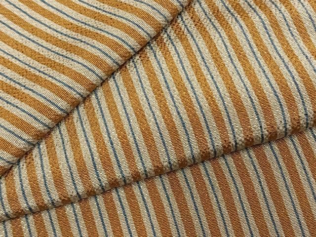 平和屋着物○上質な小紋 縞 鬼しぼ縮緬 正絹 逸品 AABE1707fy 【公式通販】