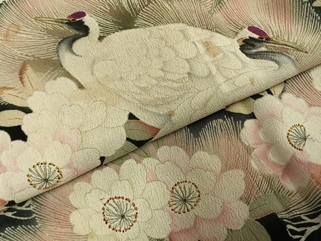 平和屋着物●アンティーク 大正ロマン