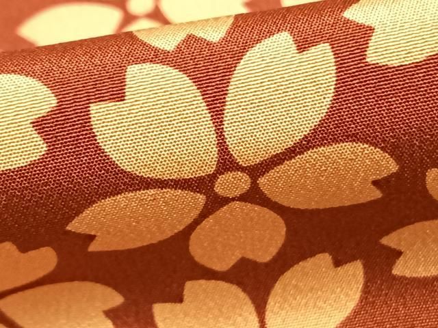  平和屋着物 長襦袢 袷 花尽くし 反端付き 正絹 fy 長襦袢 長襦袢 半襦袢