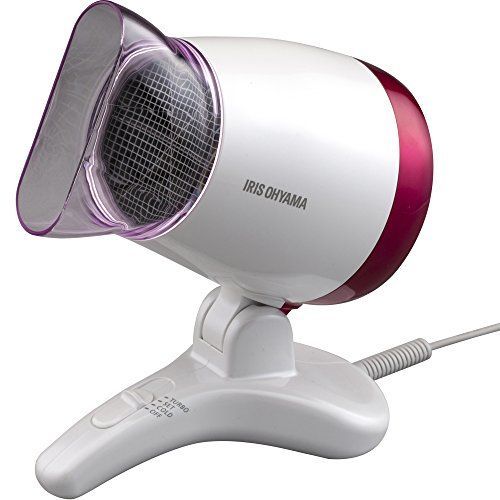 アイリスオーヤマ ドライヤー 置き型 ハンズフリー パールピンク HDR S 1 P