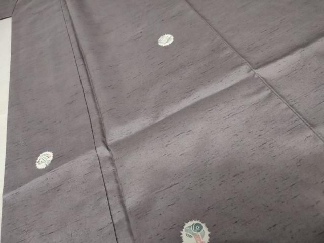 平和屋着物○上質な紬 木版染 玩具丸文 ロング丈 正絹 逸品 AABE2823cs