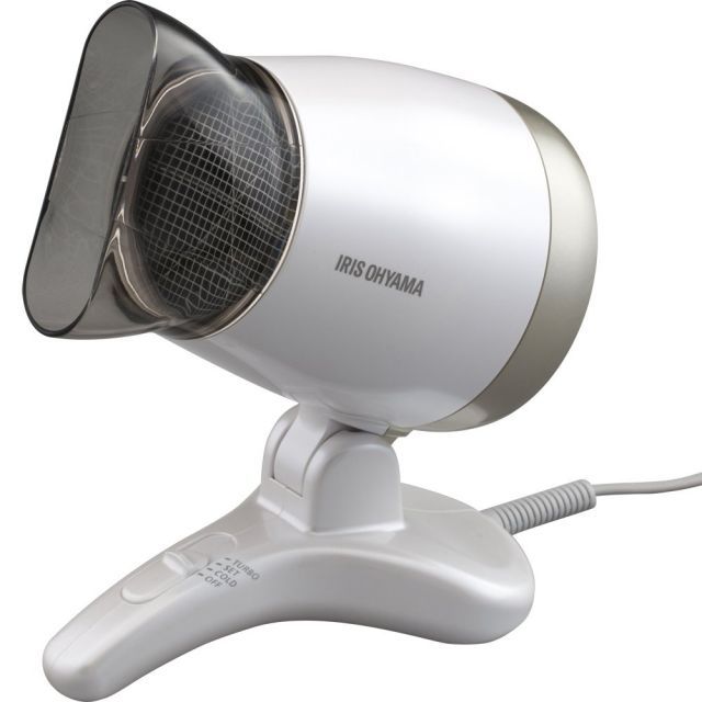 アイリスオーヤマ ドライヤー 置き型 ハンズフリー シャンパンゴールド HDR-S 1-N