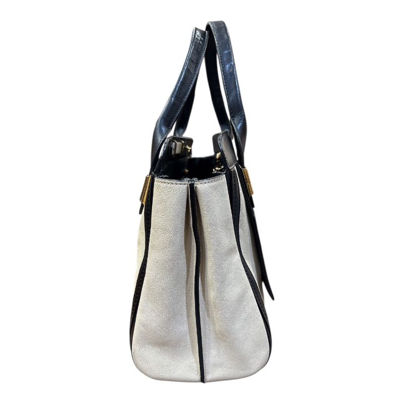 クロエ Chloe アリス レザー 2way ハンドバッグ ブラック ネイビー クロエ Chloe アリスハンドバッグ クリーム/ブラック レザー