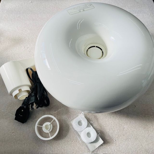 動作確認済】【中古】プラスマイナスゼロ スチーム式加湿器 ホワイト系