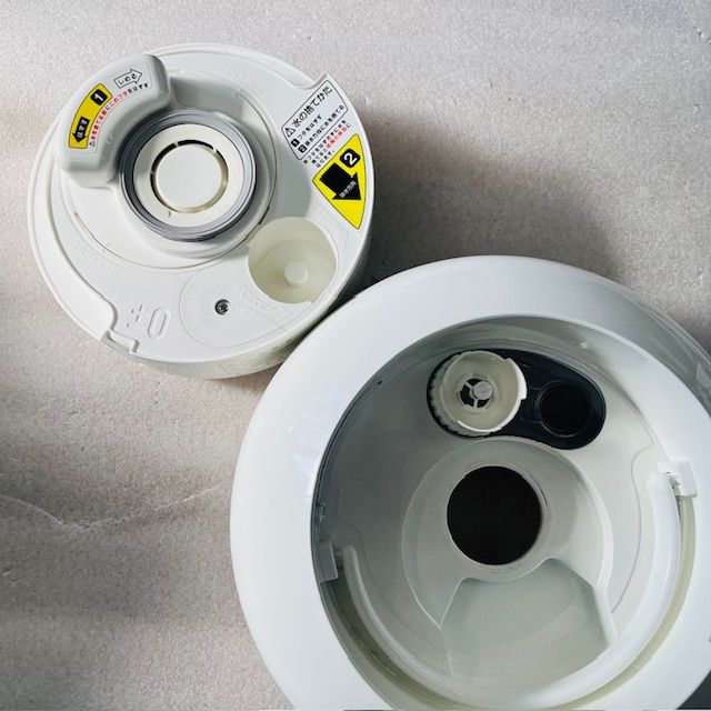 動作確認済】【中古】プラスマイナスゼロ スチーム式加湿器 ホワイト系