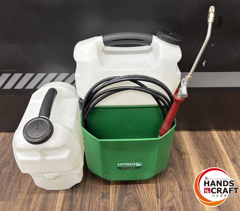 ♭【中古品】日立 AW18DBL(S) コードレス高圧洗浄機 本体 予備タンク