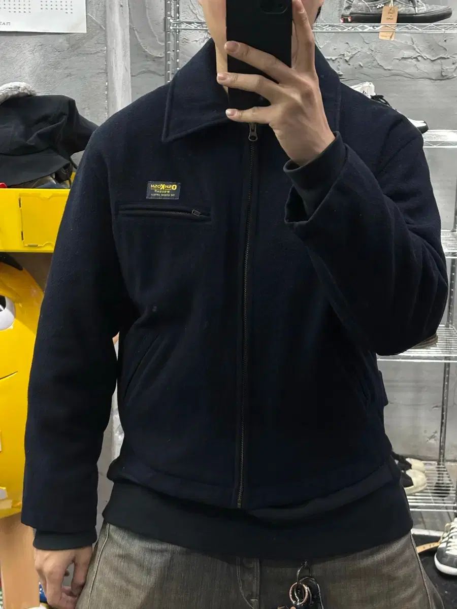 オシコシ 良い ウール ブルゾン ジャケット オシュコシュ ジャケット