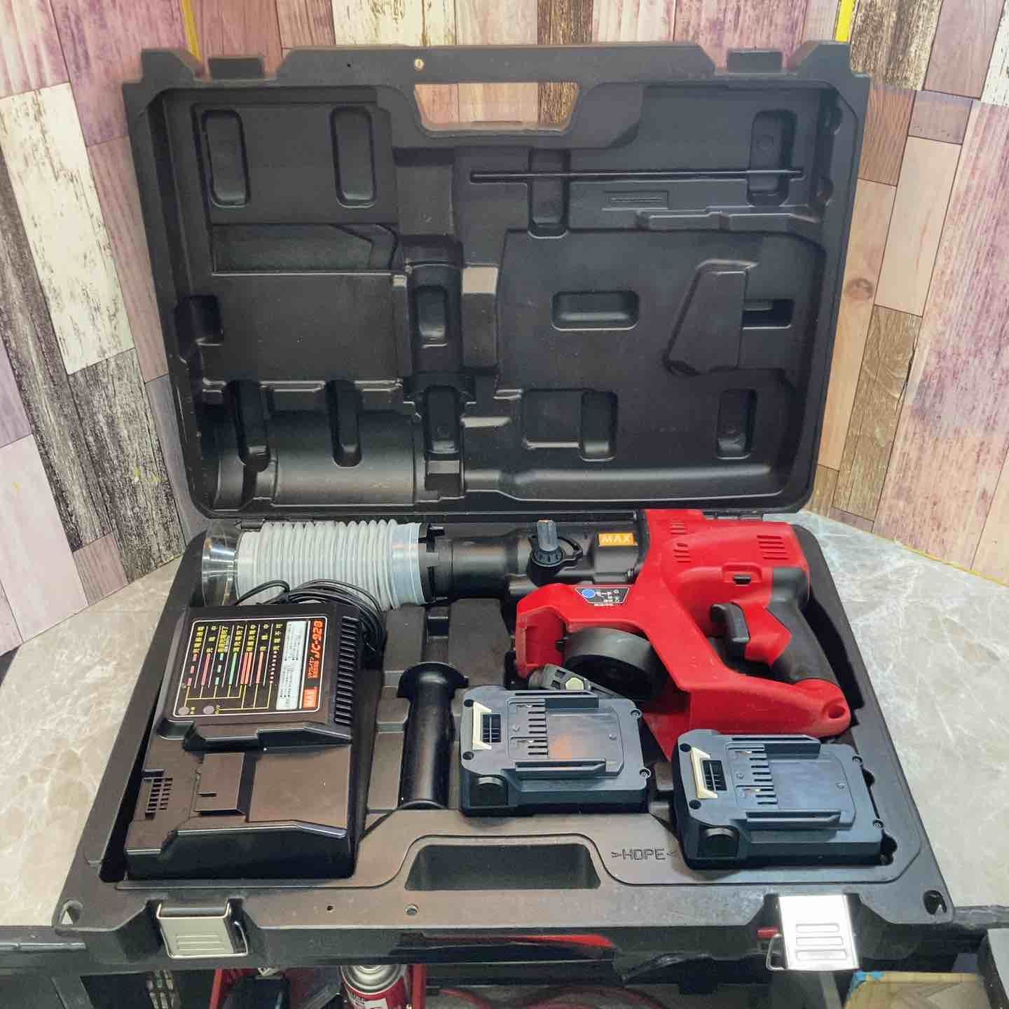 品 マックス MAX コードレスハンマドリル PJ R 265 B 2 C バッテリー 付