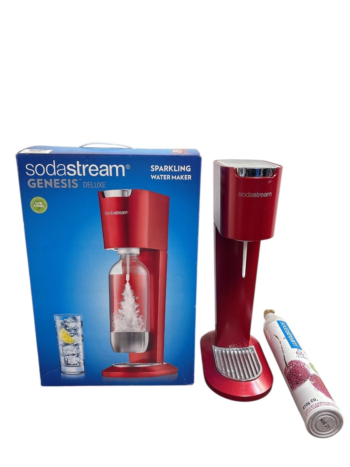 ソーダストリーム ジェネシス デラックス v2 レッド 炭酸水 - メルカリ