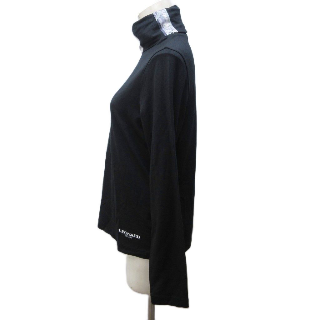 レオナールスポーツ LEONARD SPORT 美品 カットソー ニット 切替 総柄
