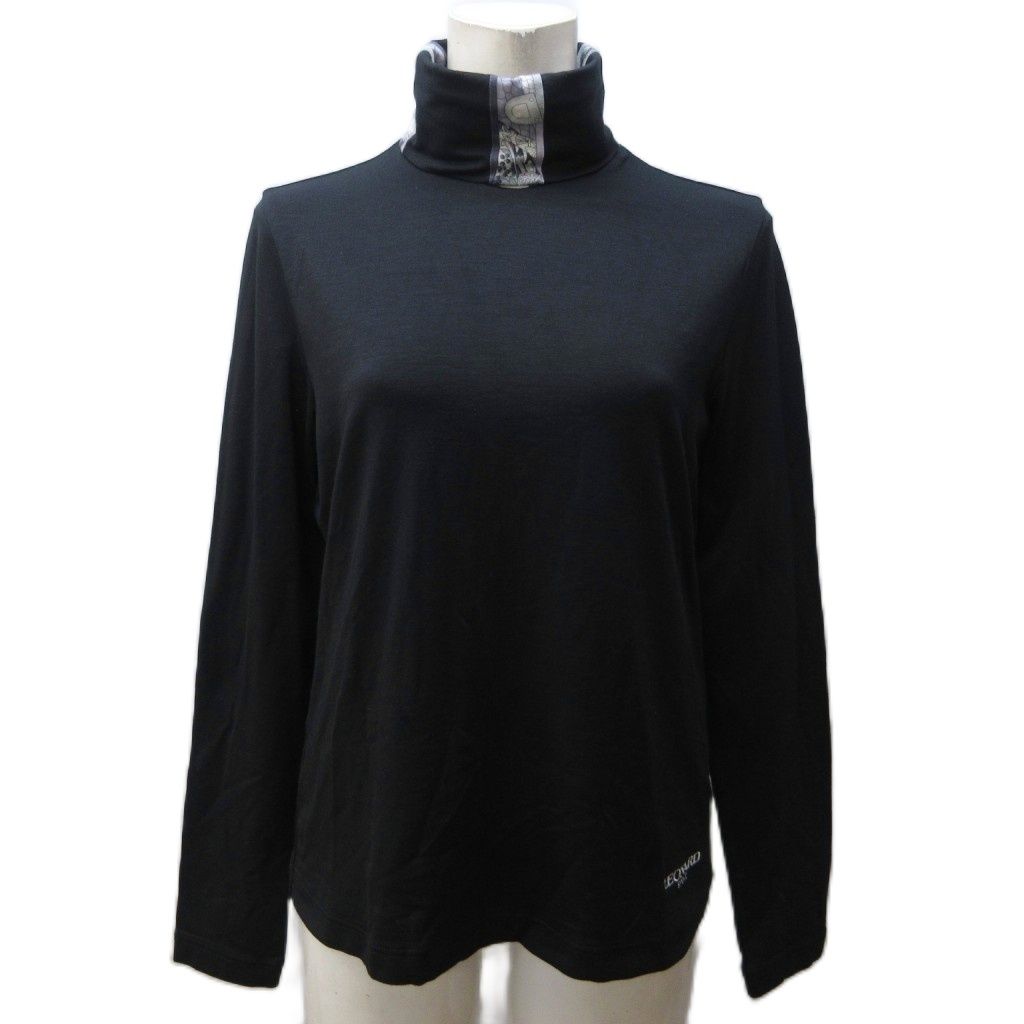 レオナールスポーツ LEONARD SPORT 美品 カットソー ニット 切替 総柄