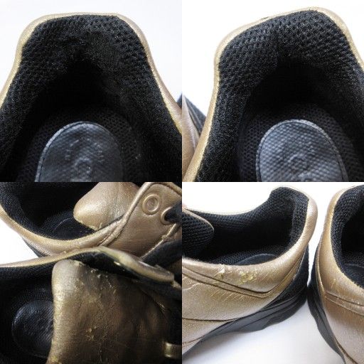 シャネル CHANEL スニーカー ココマーク レザー 切替 レースアップ 36