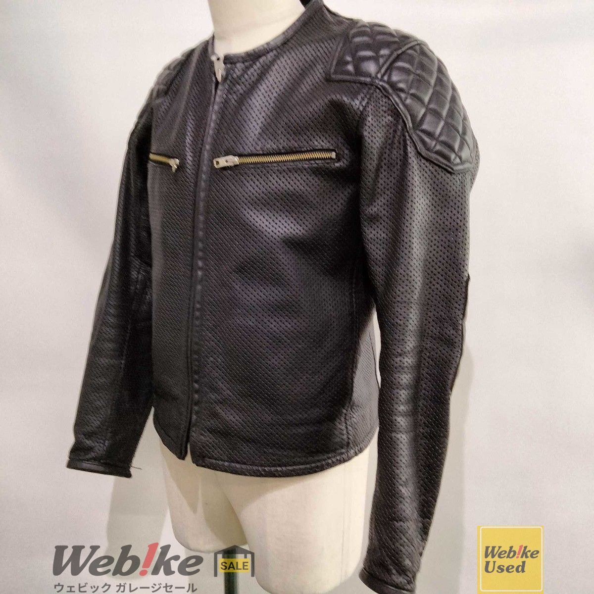 KADOYA パデッドライダースパンチングレザージャケット PL-EVO