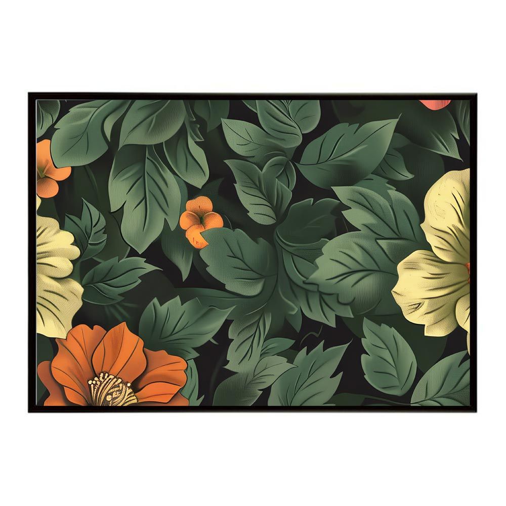 【B2サイズ（約51x73cm）】【lh-poster-5456】ヴィクトリアン調 ビクトリアン 花 フラワー 植物 ブーケ 絵画 イラストポスター インテリア アート