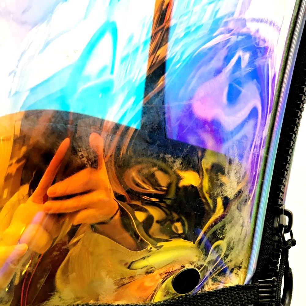 キャディバッグ スケルトンクリアキャディバッグ