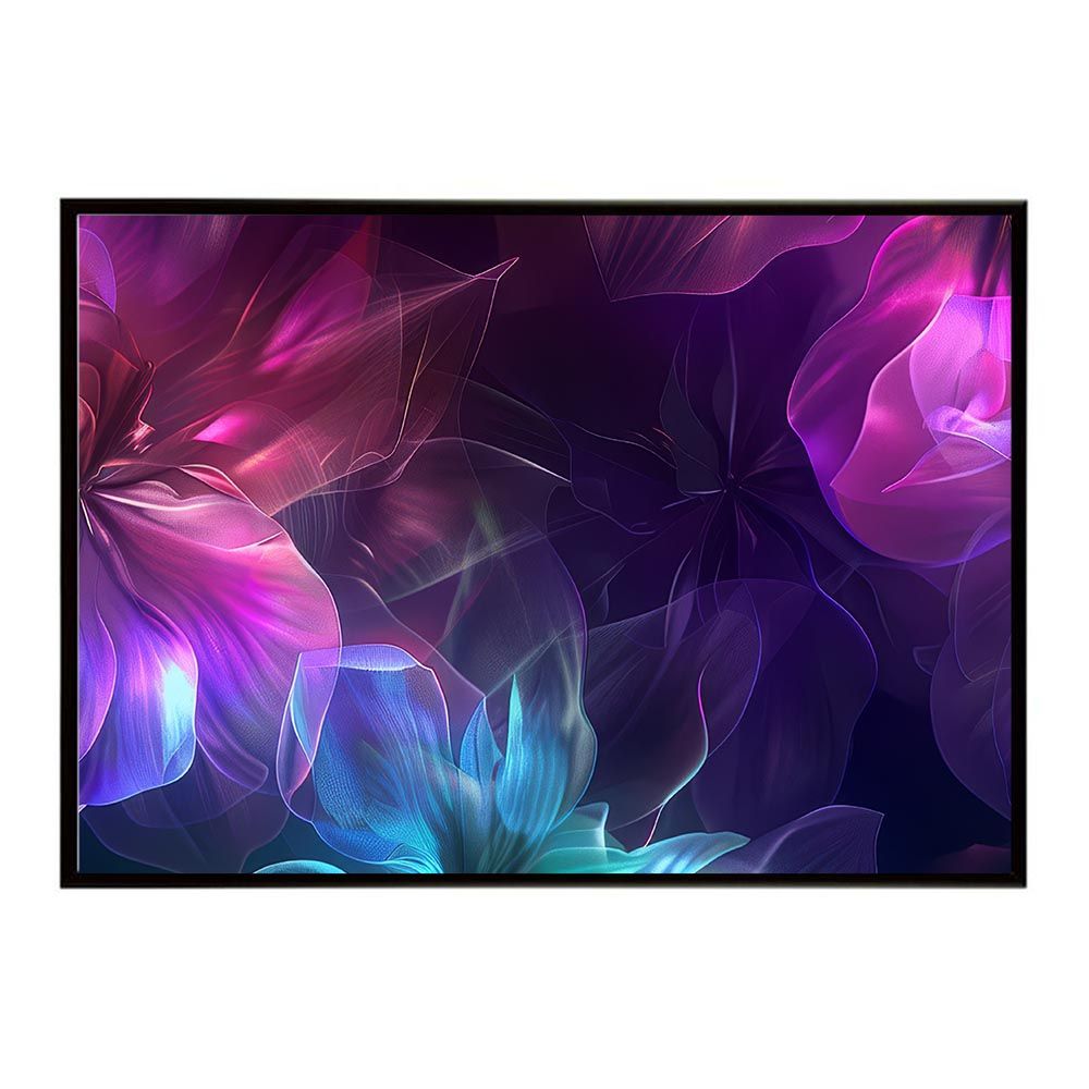 花 A1サイズ（約59x84cm）】【lh-poster-5524】オーロラ レインボー