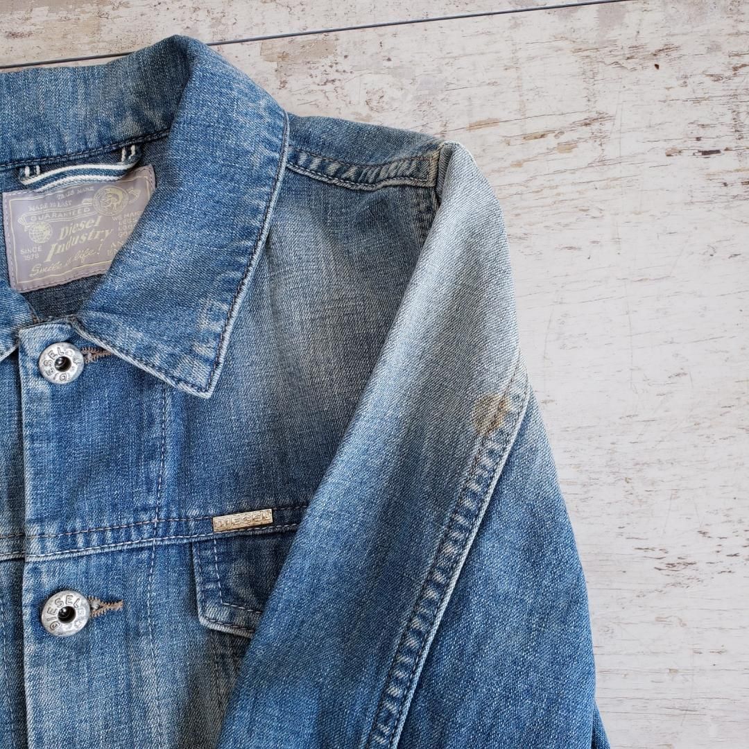 ディーゼル DIESEL ☆ デニムジャケット XS Gジャン 淡色デニム DIESEL